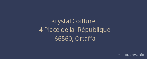 Krystal Coiffure