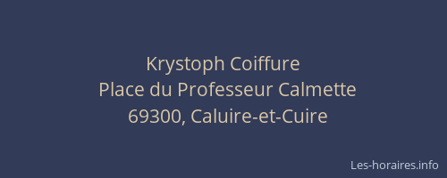 Krystoph Coiffure