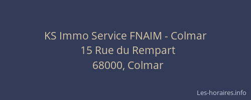 KS Immo Service FNAIM - Colmar