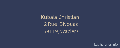 Kubala Christian