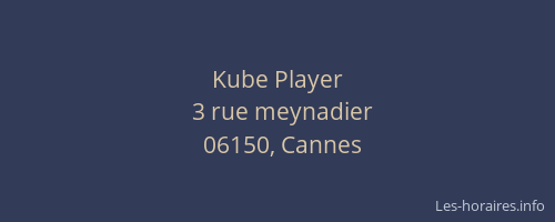 Kube Player