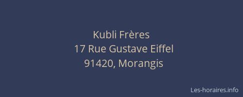 Kubli Frères