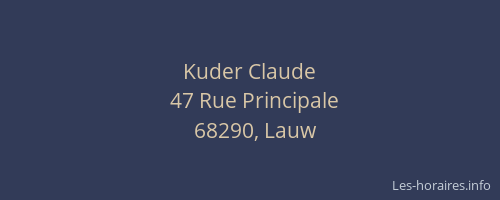 Kuder Claude