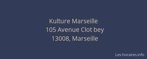 Kulture Marseille