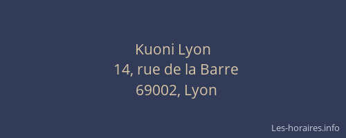 Kuoni Lyon