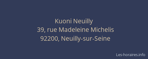 Kuoni Neuilly