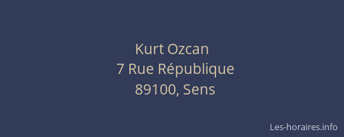 Kurt Ozcan