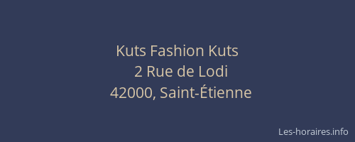 Kuts Fashion Kuts