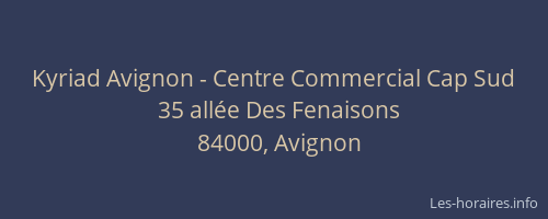 Kyriad Avignon - Centre Commercial Cap Sud