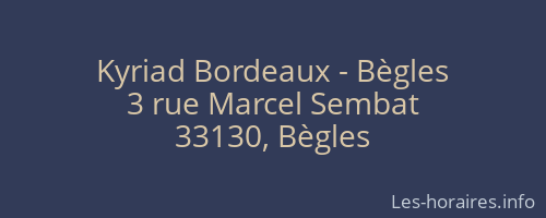 Kyriad Bordeaux - Bègles