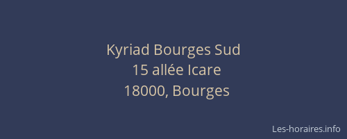 Kyriad Bourges Sud