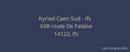 Kyriad Caen Sud - Ifs