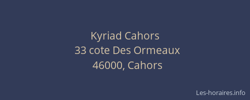 Kyriad Cahors