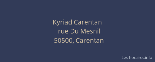 Kyriad Carentan