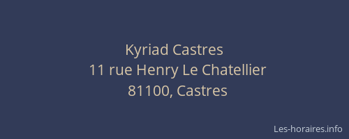 Kyriad Castres