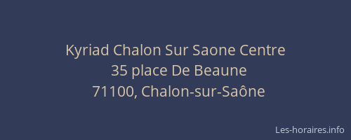 Kyriad Chalon Sur Saone Centre