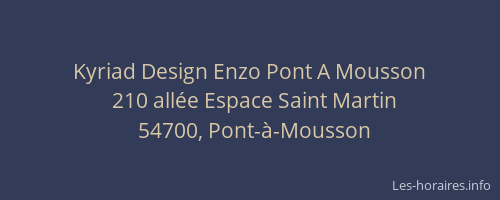 Kyriad Design Enzo Pont A Mousson