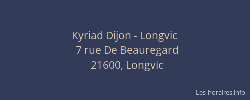 Kyriad Dijon - Longvic