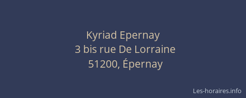 Kyriad Epernay