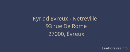 Kyriad Evreux - Netreville