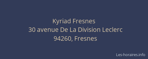 Kyriad Fresnes