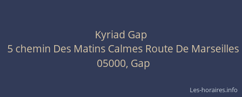 Kyriad Gap