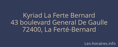 Kyriad La Ferte Bernard