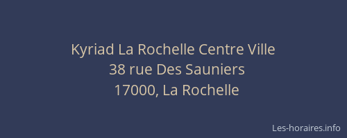 Kyriad La Rochelle Centre Ville