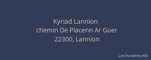 Kyriad Lannion