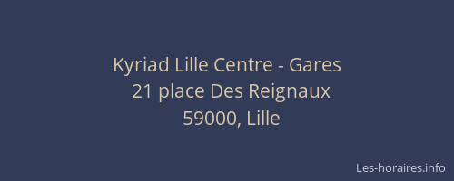 Kyriad Lille Centre - Gares