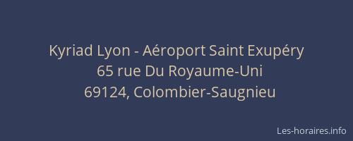 Kyriad Lyon - Aéroport Saint Exupéry