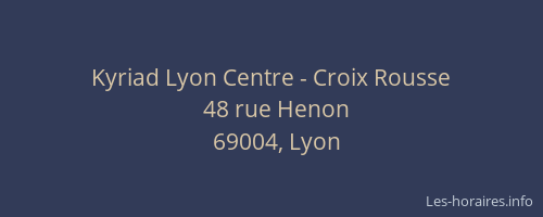 Kyriad Lyon Centre - Croix Rousse