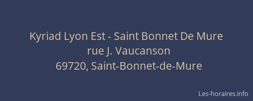 Kyriad Lyon Est - Saint Bonnet De Mure