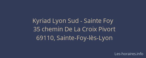 Kyriad Lyon Sud - Sainte Foy