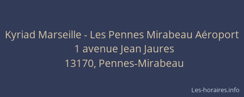 Kyriad Marseille - Les Pennes Mirabeau Aéroport