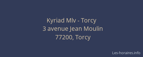 Kyriad Mlv - Torcy