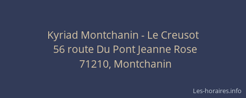 Kyriad Montchanin - Le Creusot