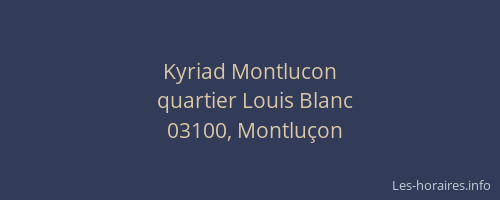 Kyriad Montlucon