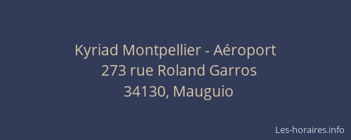 Kyriad Montpellier - Aéroport