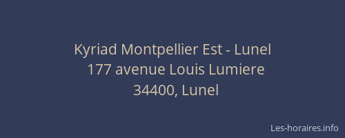 Kyriad Montpellier Est - Lunel
