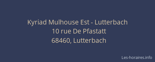 Kyriad Mulhouse Est - Lutterbach