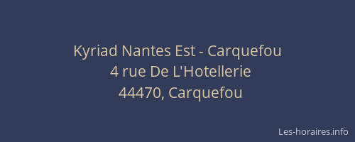 Kyriad Nantes Est - Carquefou