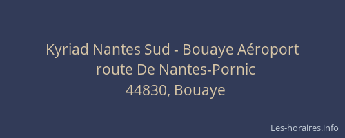 Kyriad Nantes Sud - Bouaye Aéroport