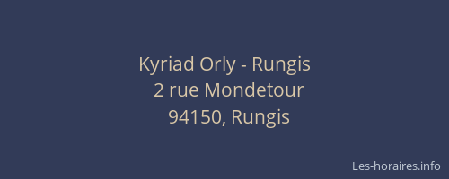 Kyriad Orly - Rungis