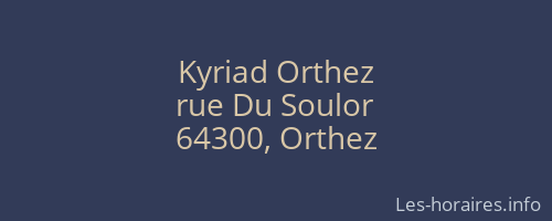 Kyriad Orthez
