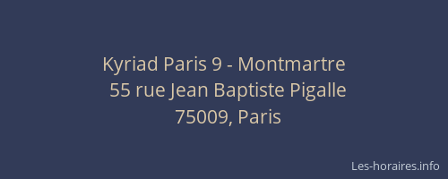 Kyriad Paris 9 - Montmartre