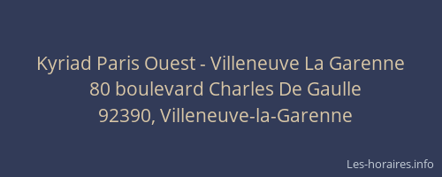 Kyriad Paris Ouest - Villeneuve La Garenne