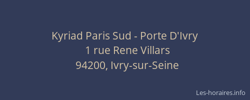 Kyriad Paris Sud - Porte D'Ivry