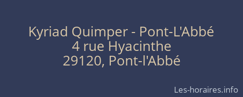 Kyriad Quimper - Pont-L'Abbé