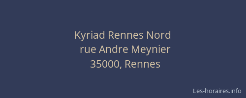 Kyriad Rennes Nord